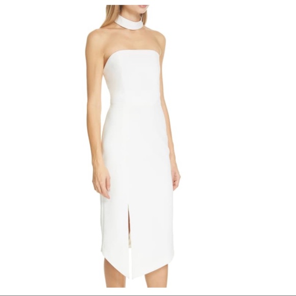 ALICE + OLIVIA CHOKER COLLAR DRESS - Picture 6 of 6